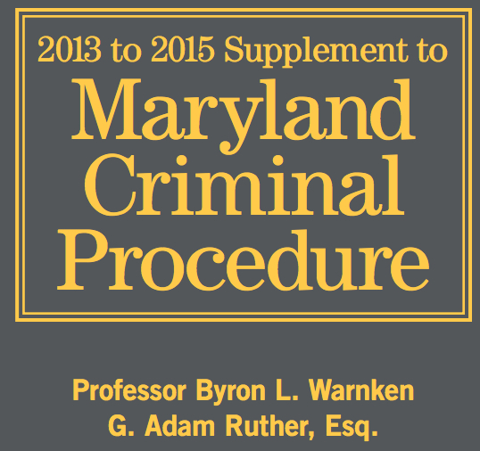 Maryland Criminal Procedure Image